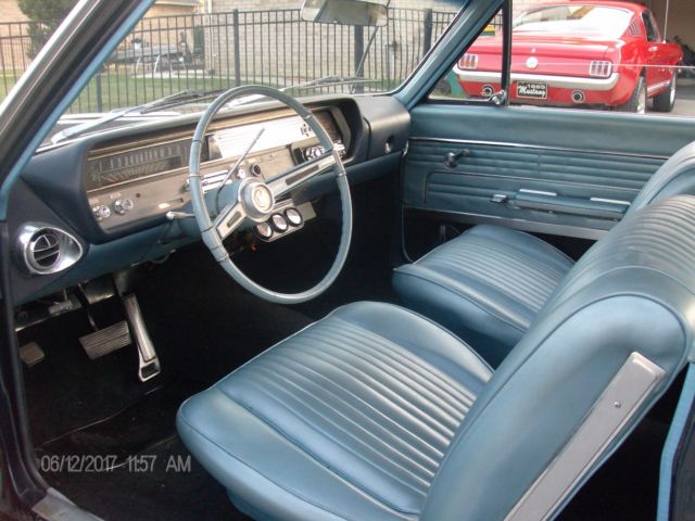 1965 BLUE Oldsmobile 442 2 DOOR