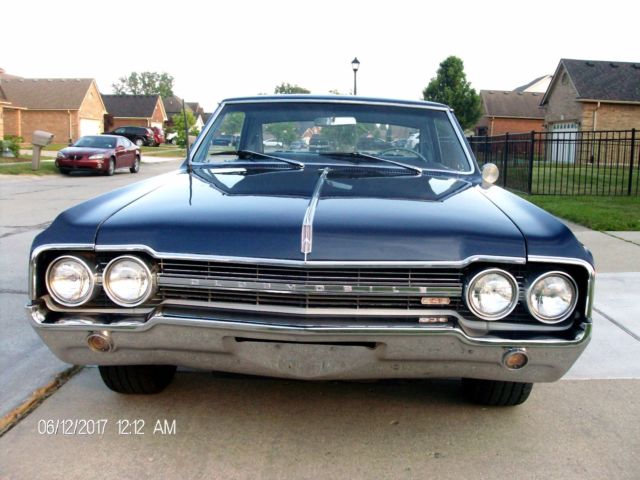 1965 BLUE Oldsmobile 442 2 DOOR