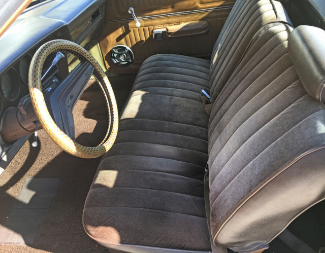 1973 Gold Ford Ranchero Coupe Pickup