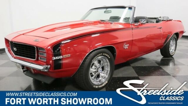 1969 Red Chevrolet Camaro Convertible