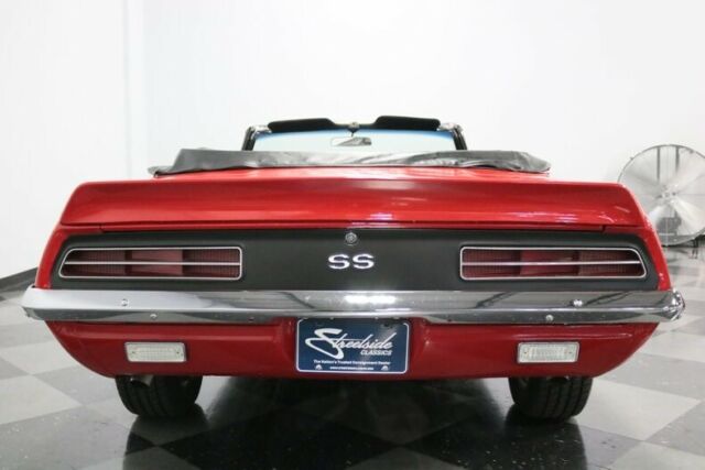 1969 Red Chevrolet Camaro Convertible