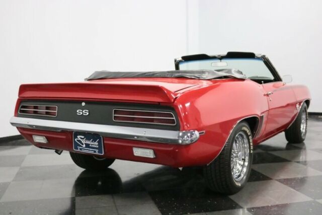 1969 Red Chevrolet Camaro Convertible
