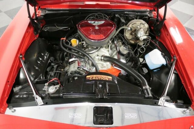 1969 Red Chevrolet Camaro Convertible