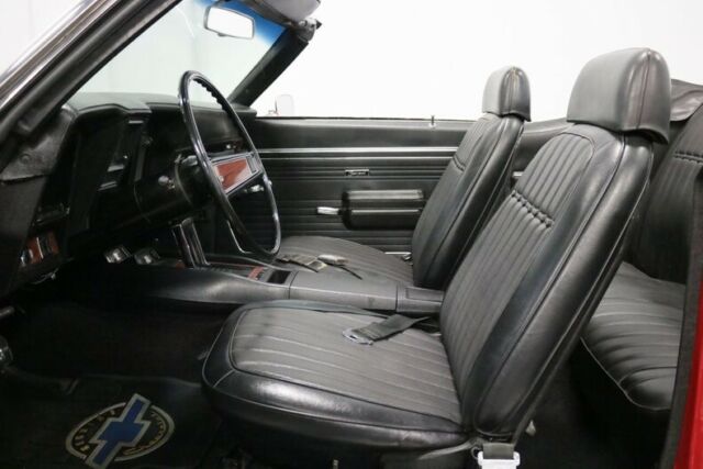 1969 Red Chevrolet Camaro Convertible