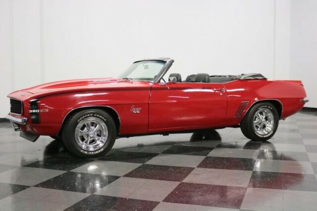 1969 Red Chevrolet Camaro Convertible