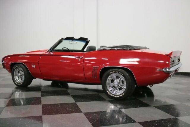 1969 Red Chevrolet Camaro Convertible