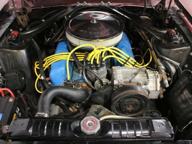 1967 Burgundy Ford Mustang Coupe