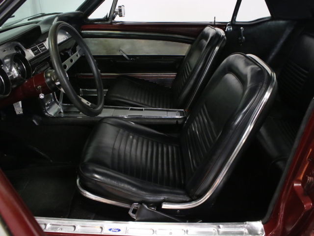 1967 Burgundy Ford Mustang Coupe