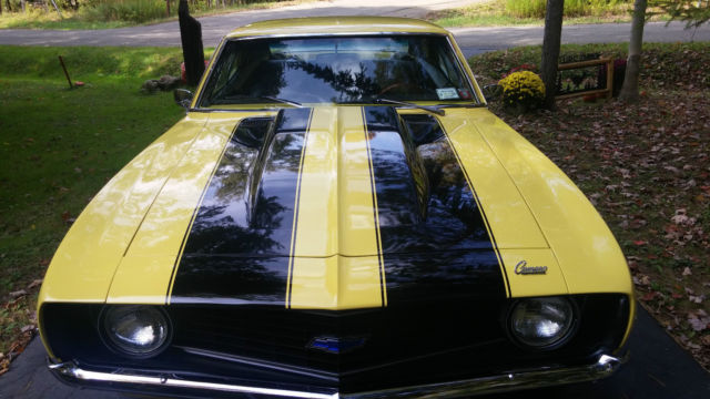19690000 Yellow Chevrolet Camaro Hardtop