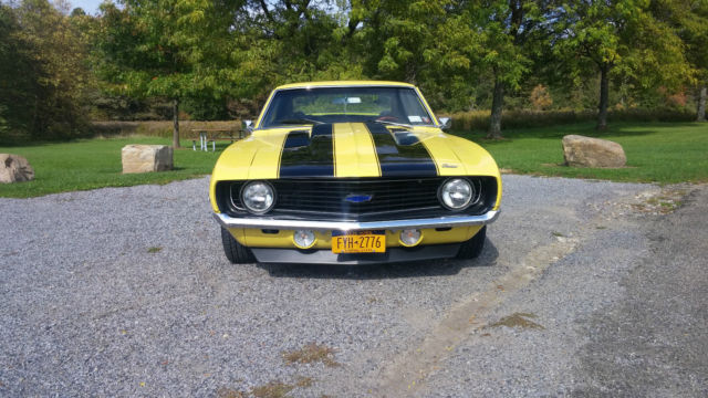 19690000 Yellow Chevrolet Camaro Hardtop