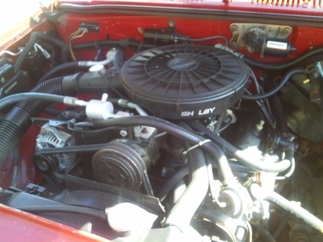 1989 Red Dodge Dakota Convertible