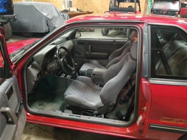 1989 Red Dodge Shadow Coupe