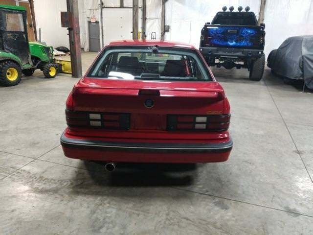 1989 Red Dodge Shadow Coupe