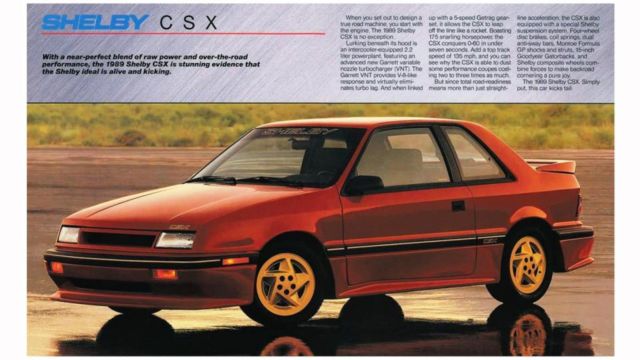 1989 Red Dodge Shadow Hatchback