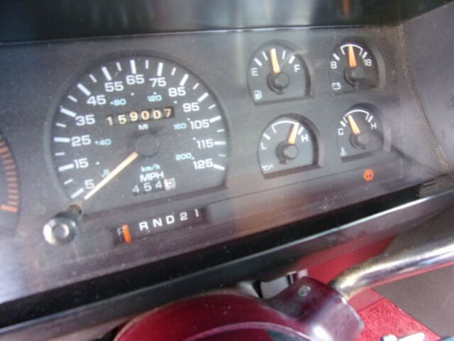 1989 Red Dodge Dakota Standard Cab Pickup