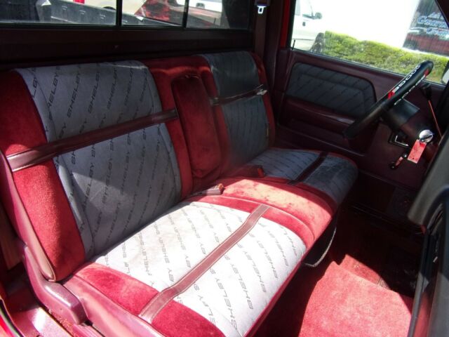 1989 Red Dodge Dakota Standard Cab Pickup