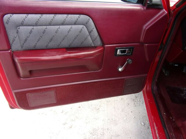 1989 Red Dodge Dakota Standard Cab Pickup