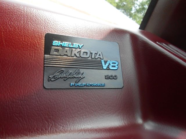 1989 Red Dodge Dakota Standard Cab Pickup