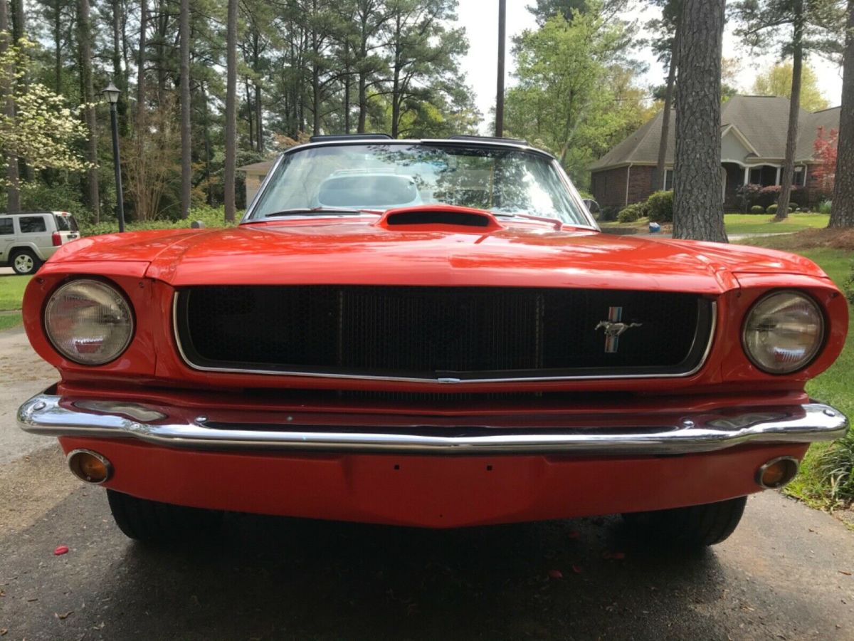 1965 Orange Ford Mustang Convertible