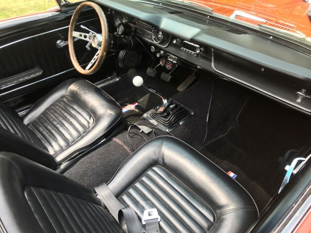 1965 Orange Ford Mustang Convertible