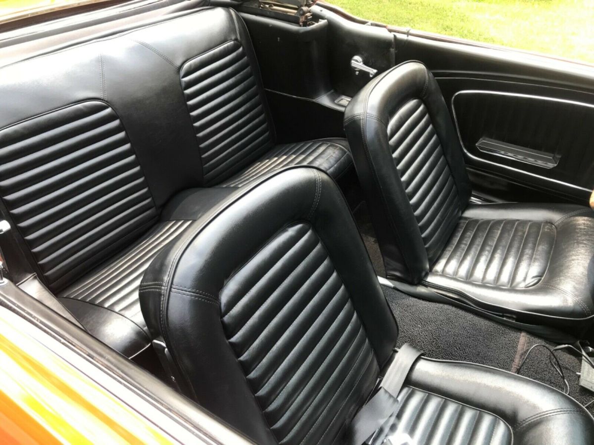 1965 Orange Ford Mustang Convertible