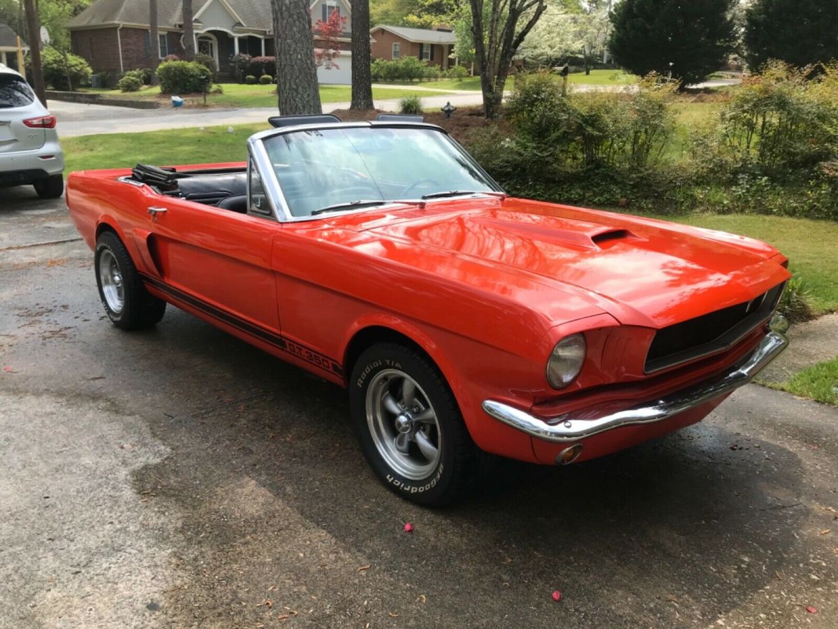 1965 Orange Ford Mustang Convertible