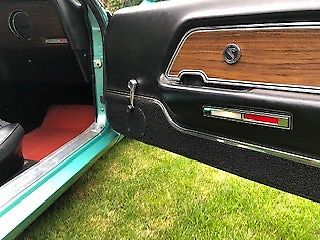 1969 silver jade Ford Mustang Fastback