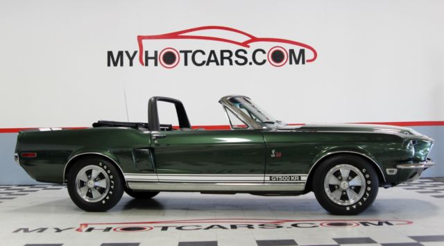1968 Green Ford Mustang Convertible