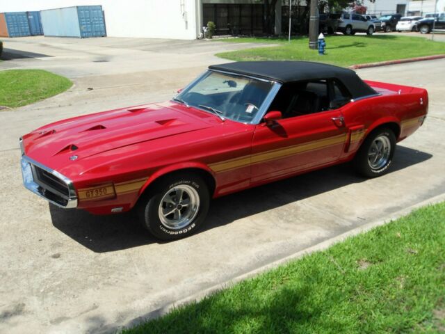 1969 Red Ford Mustang Convertible