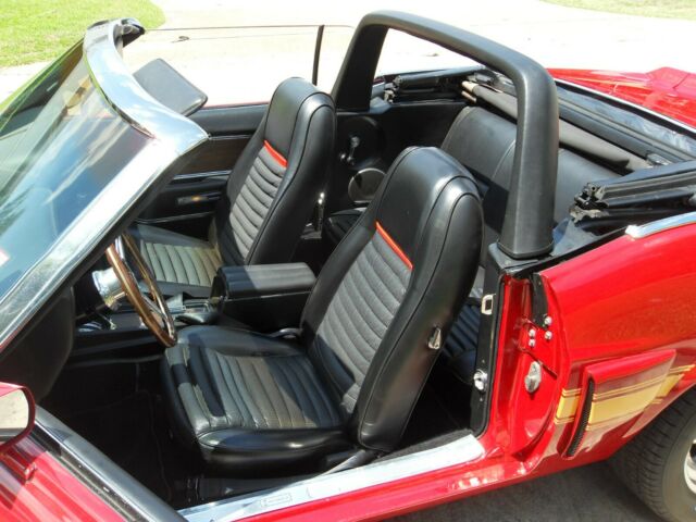 1969 Red Ford Mustang Convertible