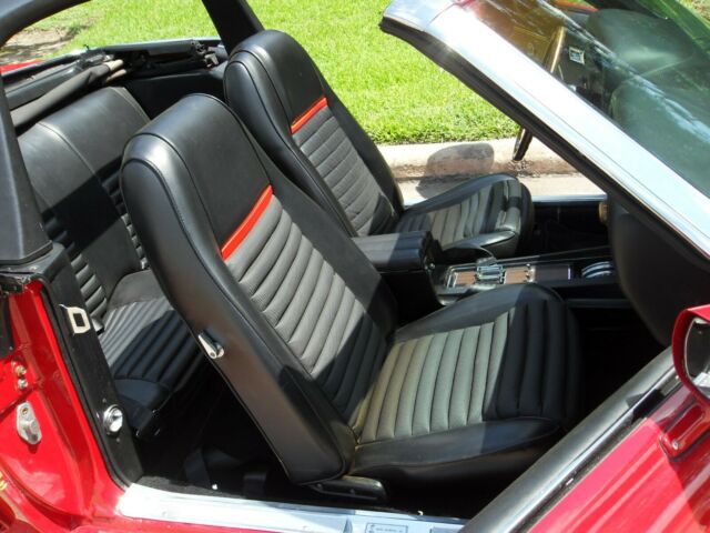 1969 Red Ford Mustang Convertible