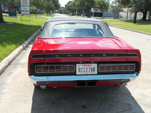 1969 Red Ford Mustang Convertible
