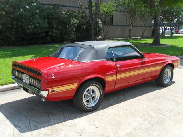 1969 Red Ford Mustang Convertible