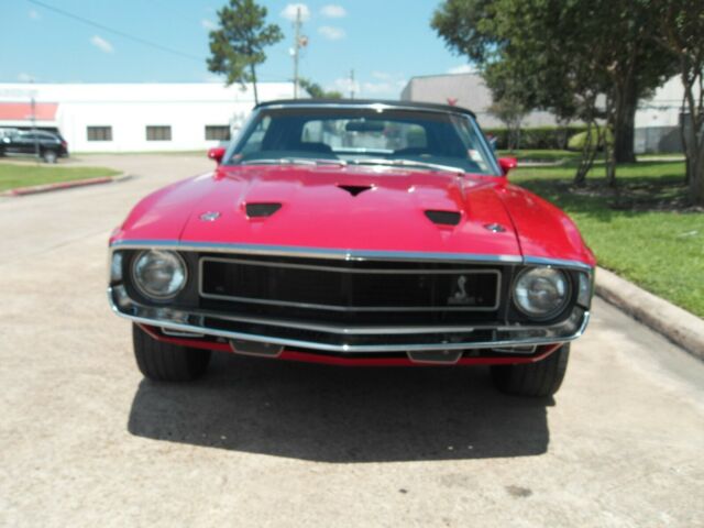 1969 Red Ford Mustang Convertible
