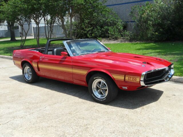 1969 Red Ford Mustang Convertible