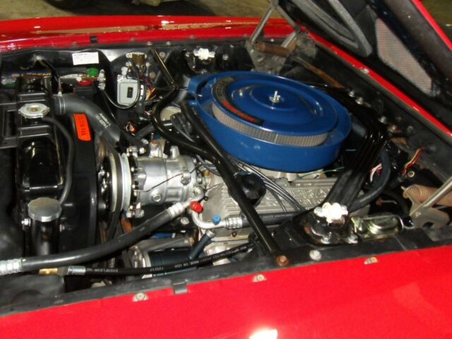 1969 Red Ford Mustang Convertible