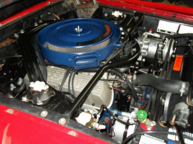 1969 Red Ford Mustang Convertible