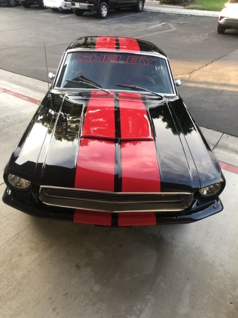 1967 Black/ Red Shelby stripes Ford Mustang Coupe