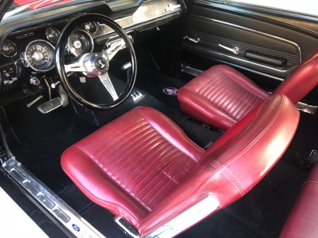 1967 Black/ Red Shelby stripes Ford Mustang Coupe