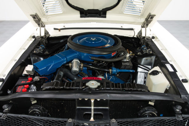 1968 White Ford Mustang Convertible
