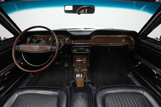 1968 White Ford Mustang Convertible