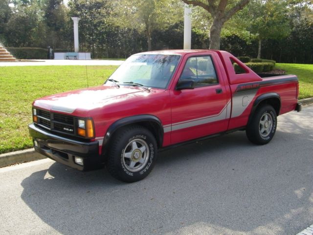 1989 Red Dodge Other Pickups Standard Cab Pickup