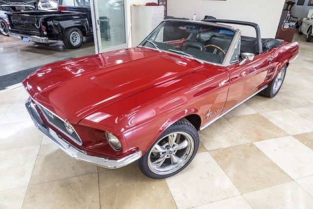 1967 Red Ford Mustang Convertible