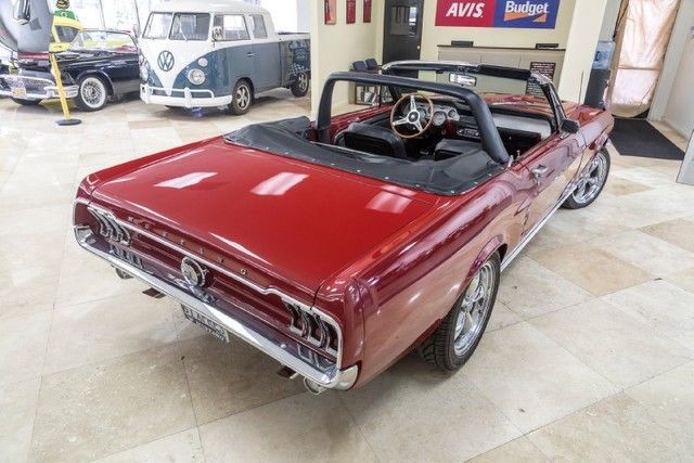 1967 Red Ford Mustang Convertible