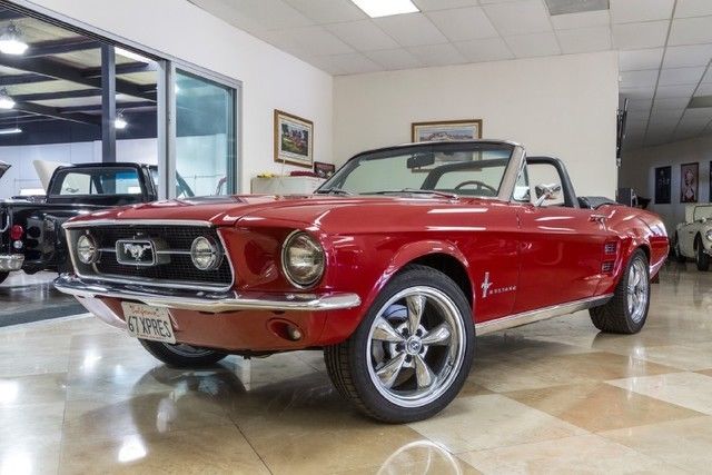 1967 Red Ford Mustang Convertible