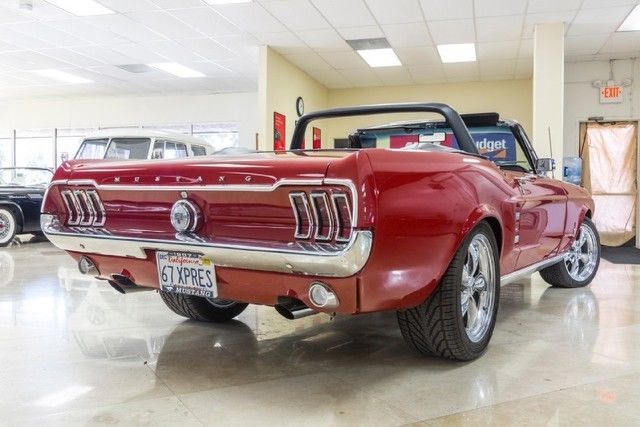 1967 Red Ford Mustang Convertible