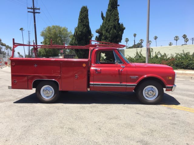 1970 Red Chevrolet C-10 Pickup