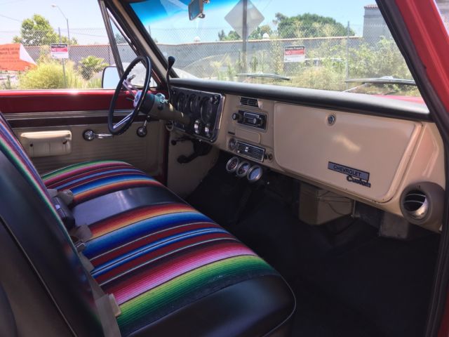 1970 Red Chevrolet C-10 Pickup