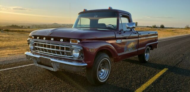 1965 Purple Ford F-100 Standard Cab Pickup