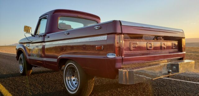 1965 Purple Ford F-100 Standard Cab Pickup